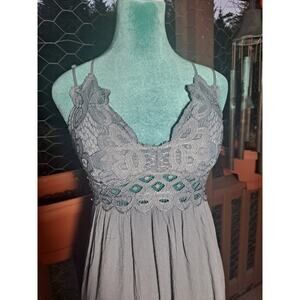 Dress Sleeveless By Wishlist Gray Gauze Summer Sz Small